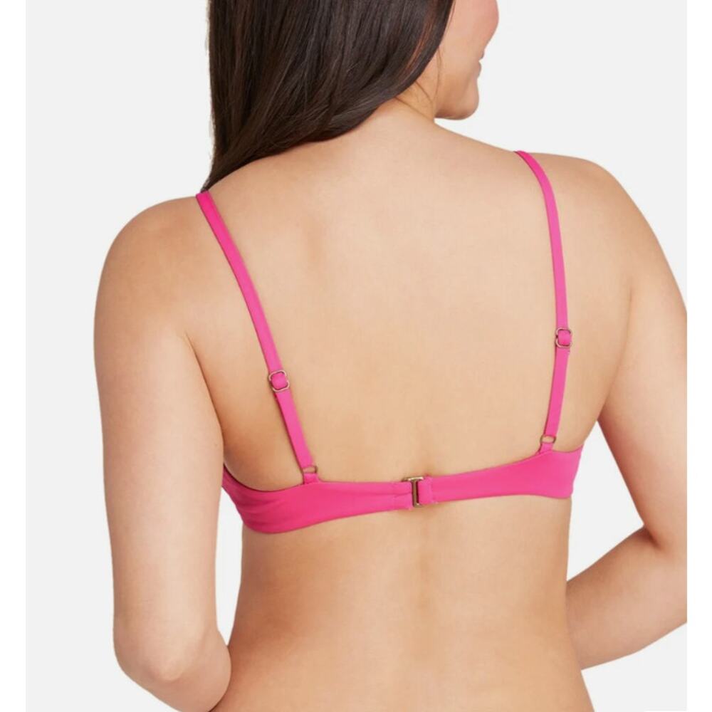 Andie Swim Pink Bermuda Underwire Bikini Top - Picture 3 of 8